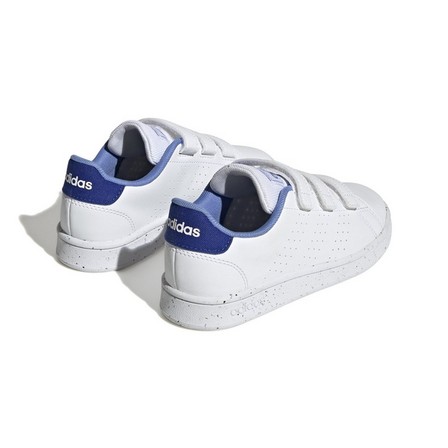 Unisex Kids Advantage Lifestyle Court Hook-And-Loop Shoes Ftwr, White, A701_ONE, large image number 2