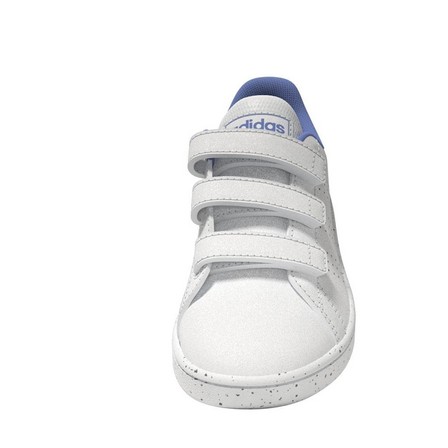 Unisex Kids Advantage Lifestyle Court Hook-And-Loop Shoes Ftwr, White, A701_ONE, large image number 6