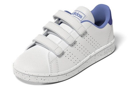 Unisex Kids Advantage Lifestyle Court Hook-And-Loop Shoes Ftwr, White, A701_ONE, large image number 9