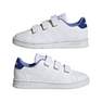 Unisex Kids Advantage Lifestyle Court Hook-And-Loop Shoes Ftwr, White, A701_ONE, thumbnail image number 11