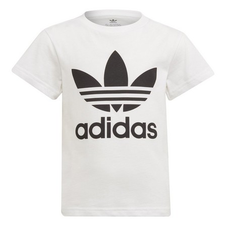 Unisex Kids Adicolor Trefoil T-Shirt, White, A701_ONE, large image number 1