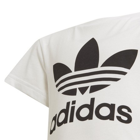 Unisex Kids Adicolor Trefoil T-Shirt, White, A701_ONE, large image number 9