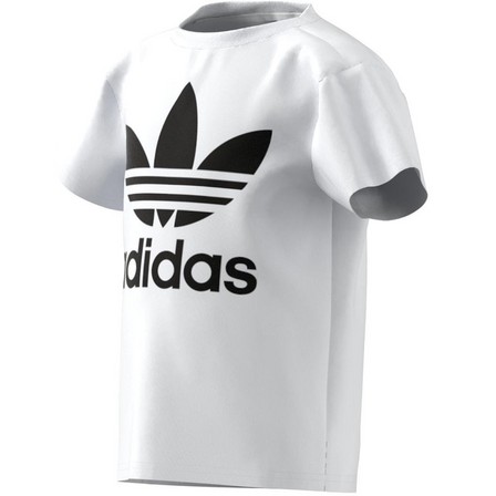 Unisex Kids Adicolor Trefoil T-Shirt, White, A701_ONE, large image number 15
