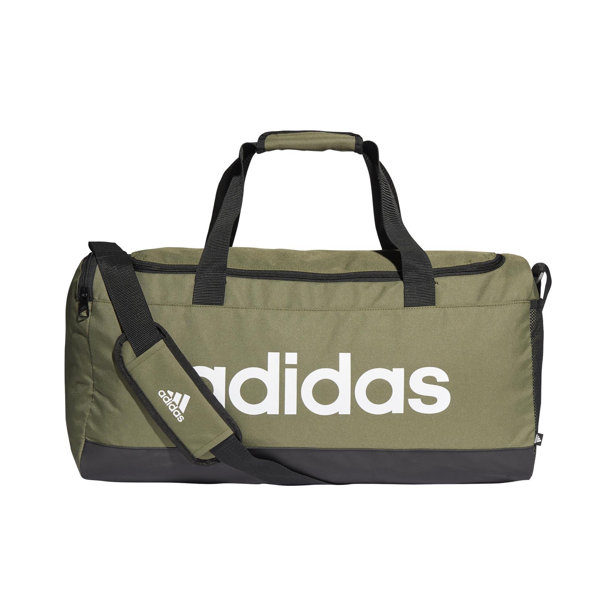 Unisex Essentials Logo Duffel Bag Medium, Green, , large image number 0