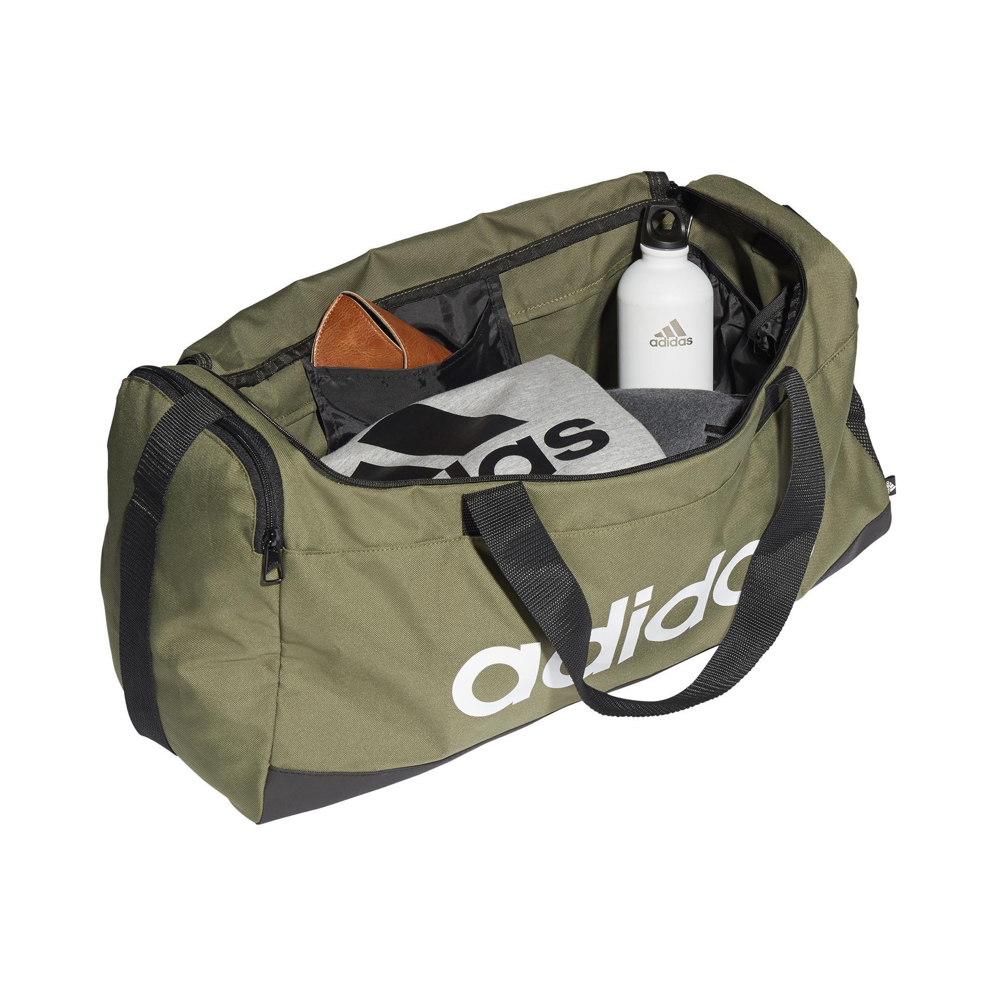 Unisex Essentials Logo Duffel Bag Medium, Green, , large image number 1