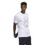 Men Aeroready Training Logo Graphic Short Sleeve T-Shirt, White, A701_ONE, thumbnail image number 0