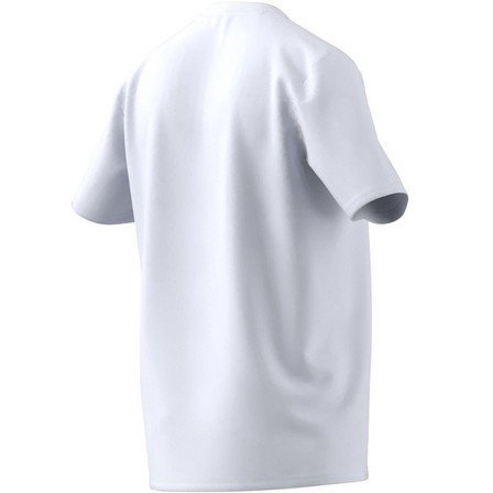 Men Aeroready Training Logo Graphic Short Sleeve T-Shirt, White, A701_ONE, large image number 9