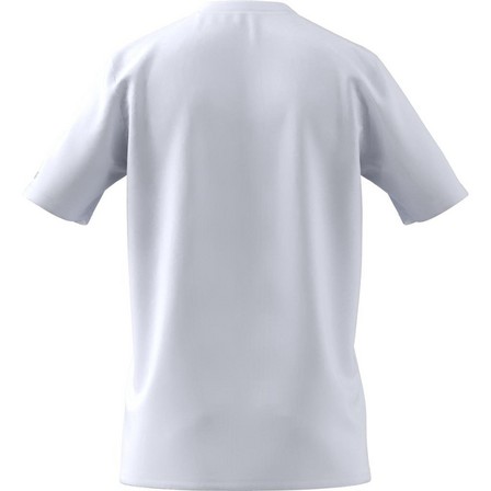 Men Aeroready Training Logo Graphic Short Sleeve T-Shirt, White, A701_ONE, large image number 10
