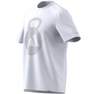 Men Aeroready Training Logo Graphic Short Sleeve T-Shirt, White, A701_ONE, thumbnail image number 14
