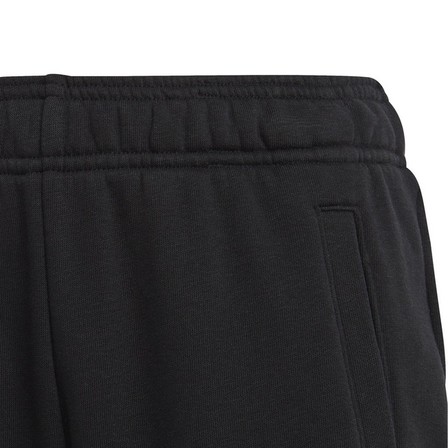 Unisex Kids Essentials Regular Fit Big Logo Cotton Joggers, Black, A701_ONE, large image number 7
