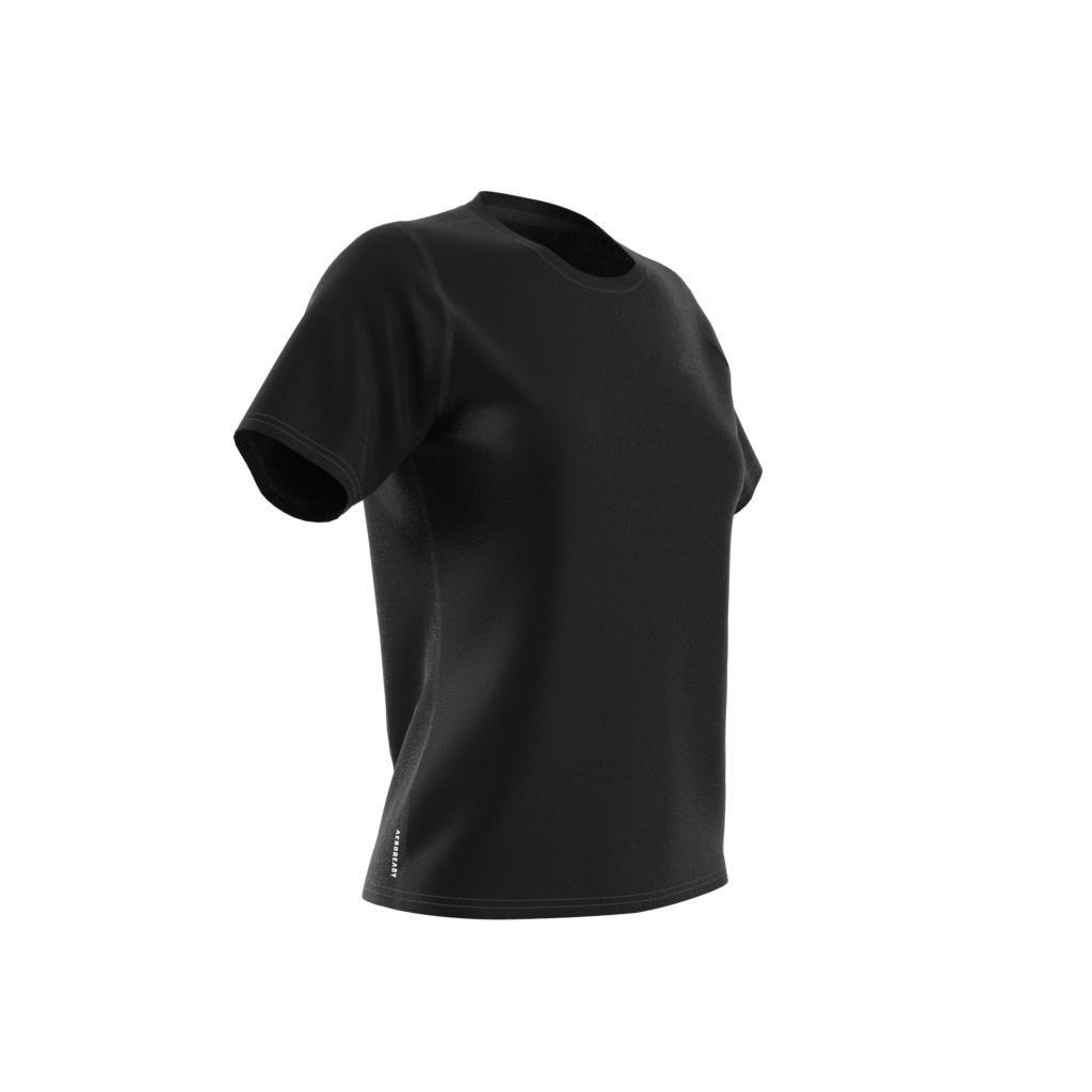 Women Run Icons Running Tee, Black, A701_ONE, large image number 9