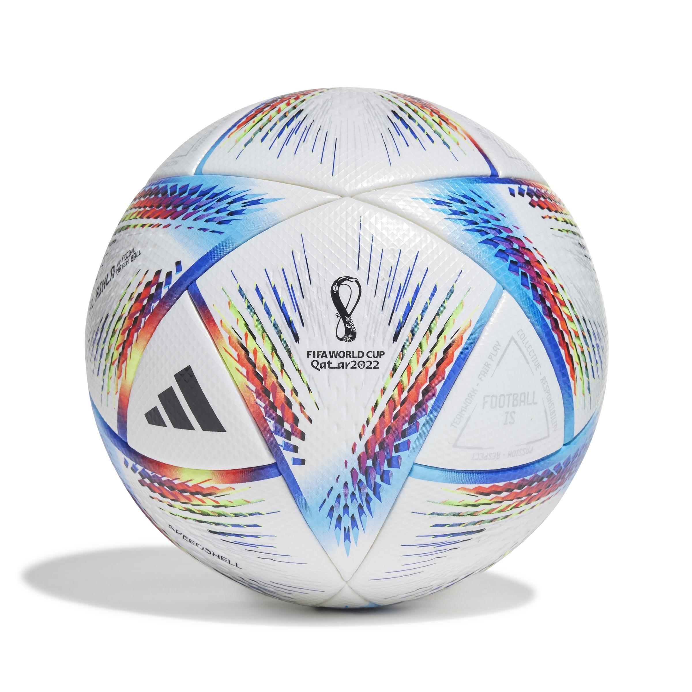 Unisex Al Rihla Pro Football, White, , large image number 0