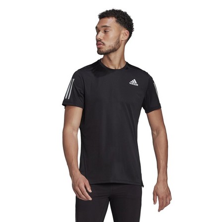 Mens Own The Run T-Shirt, Black, A701_ONE, large image number 12