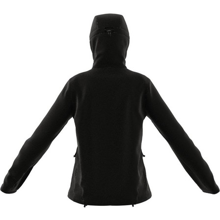 Women Own The Run Hooded Running Windbreaker, Black, A701_ONE, large image number 10