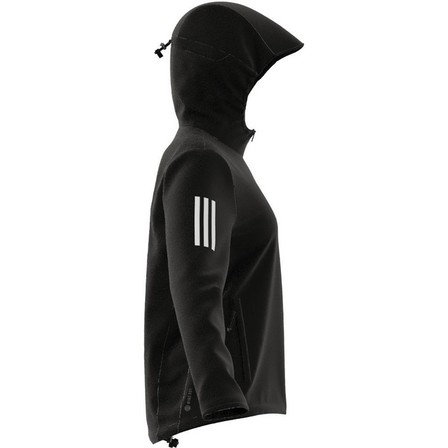 Women Own The Run Hooded Running Windbreaker, Black, A701_ONE, large image number 12