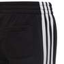 Kids Unisex Adidas Essential 3-Stripes Joggers, Black, A701_ONE, thumbnail image number 4
