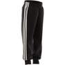 Kids Unisex Adidas Essential 3-Stripes Joggers, Black, A701_ONE, thumbnail image number 12
