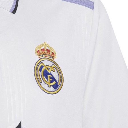 Kids Boys Real Madrid 22/23 Home Jersey, White, A701_ONE, large image number 5