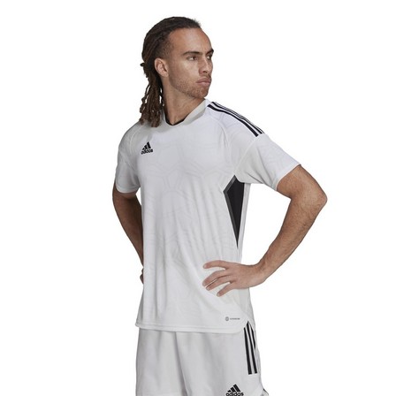 Men Condivo 22 Match Day Jersey, White, A701_ONE, large image number 8