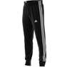Men Essentials French Terry Tapered Cuff 3-Stripes Joggers, Black, A701_ONE, thumbnail image number 14