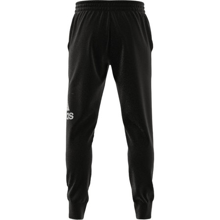 Men Essentials French Terry Tapered Cuff Joggers, Black, A701_ONE, large image number 6