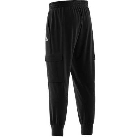 Men Essentials Small Logo Woven Cargo Ankle-Length Pants, Black, A701_ONE, large image number 9