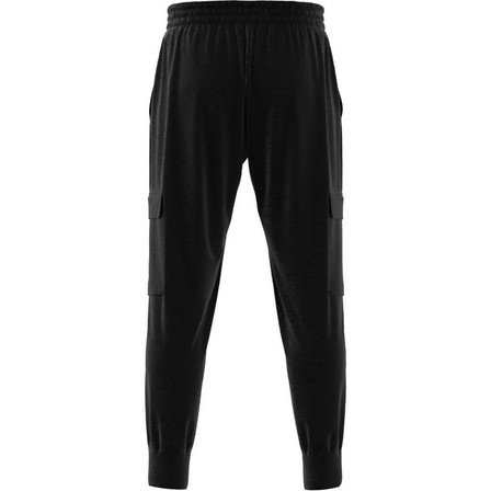 Men Essentials Small Logo Woven Cargo Ankle-Length Pants, Black, A701_ONE, large image number 10