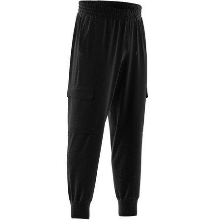 Men Essentials Small Logo Woven Cargo Ankle-Length Pants, Black, A701_ONE, large image number 14