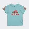 adidas x Classic LEGO Tee and Pant Set clear aqua Unisex Infant, A701_ONE, thumbnail image number 1