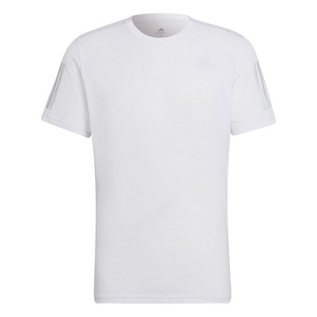 Mens Own The Run Tee, White, A701_ONE, large image number 2
