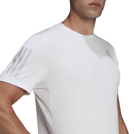 Mens Own The Run Tee, White, A701_ONE, large image number 10