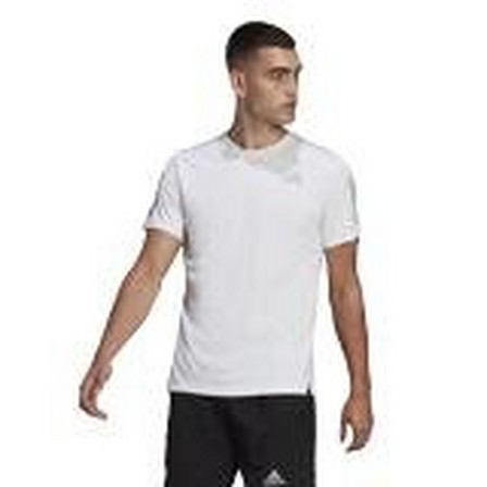 Mens Own The Run Tee, White, A701_ONE, large image number 20