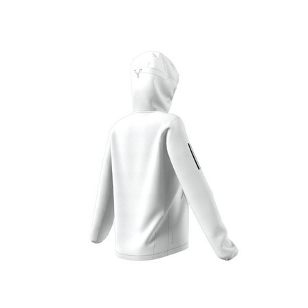 Women Own The Run Hooded Running Windbreaker, White, A701_ONE, large image number 13