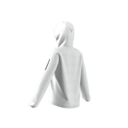 Women Own The Run Hooded Running Windbreaker, White, A701_ONE, large image number 17