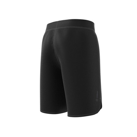 Kids Boys Designed For Sport Aeroready Training Shorts, Black, A701_ONE, large image number 1