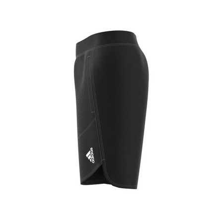 Kids Boys Designed For Sport Aeroready Training Shorts, Black, A701_ONE, large image number 7