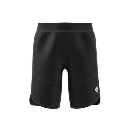 Kids Boys Designed For Sport Aeroready Training Shorts, Black, A701_ONE, large image number 12