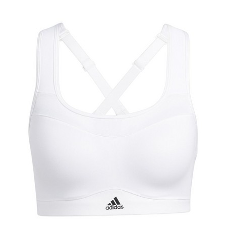 Women Adidas Tlrd Impact Training High-Support Bra, White, A701_ONE, large image number 4