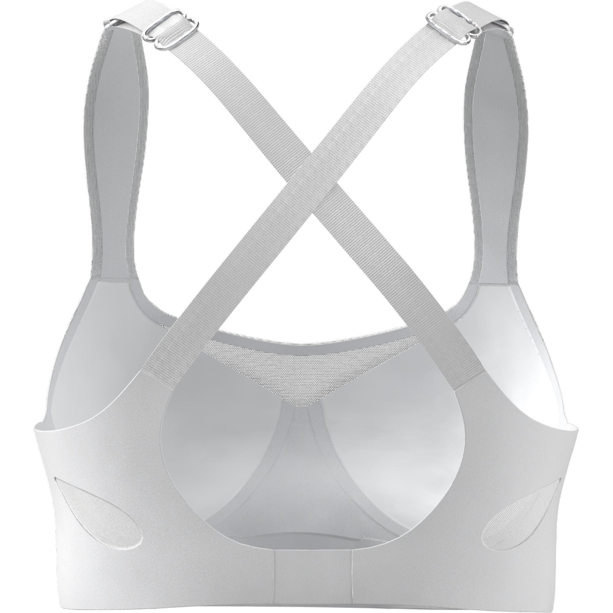 Women Adidas Tlrd Impact Training High-Support Bra, White, A701_ONE, large image number 7