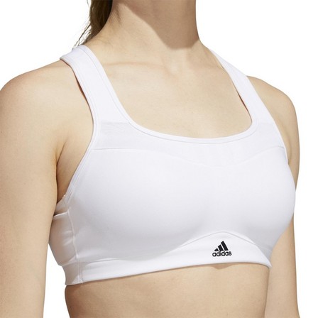 Women Adidas Tlrd Impact Training High-Support Bra, White, A701_ONE, large image number 15