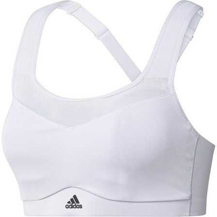 Women Adidas Tlrd Impact Training High-Support Bra, White, A701_ONE, large image number 18