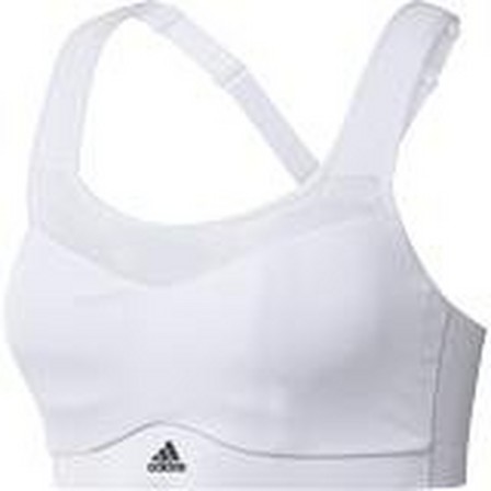 Women Adidas Tlrd Impact Training High-Support Bra, White, A701_ONE, large image number 19