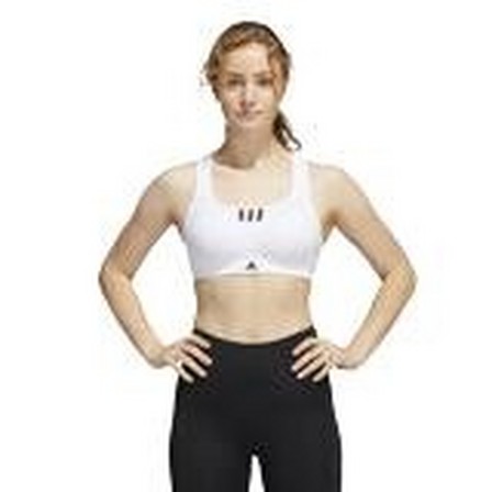 Women Adidas Tlrd Impact Training High-Support Bra, White, A701_ONE, large image number 23