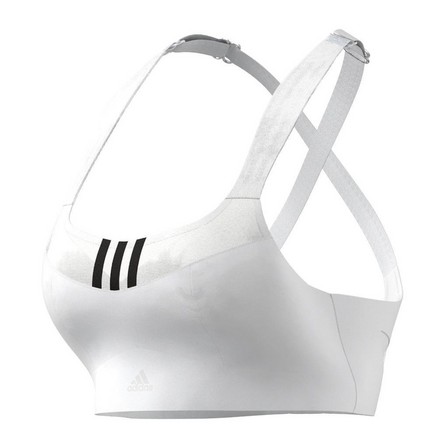 Women Adidas Tlrd Impact Training High-Support Bra, White, A701_ONE, large image number 30