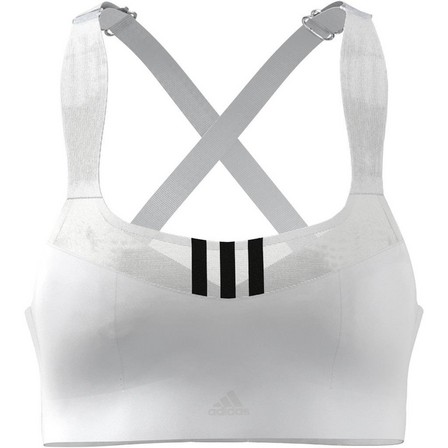 Women Adidas Tlrd Impact Training High-Support Bra, White, A701_ONE, large image number 31