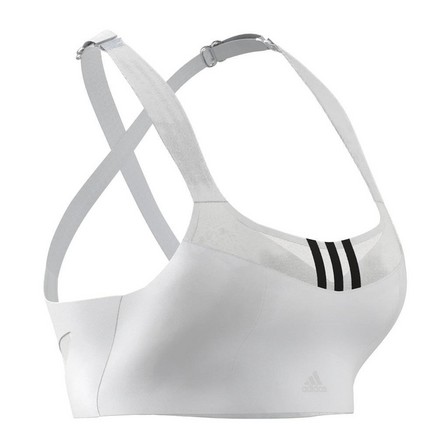 Women Adidas Tlrd Impact Training High-Support Bra, White, A701_ONE, large image number 32