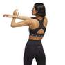 Women Adidas Powerreact Training Medium-Support 3-Stripes Bra, Black, A701_ONE, thumbnail image number 3