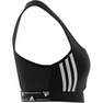 Women Adidas Powerreact Training Medium-Support 3-Stripes Bra, Black, A701_ONE, thumbnail image number 8