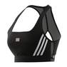 Women Adidas Powerreact Training Medium-Support 3-Stripes Bra, Black, A701_ONE, thumbnail image number 12