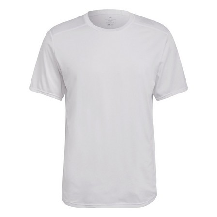 Men Designed 4 Running T-Shirt, White, A701_ONE, large image number 1